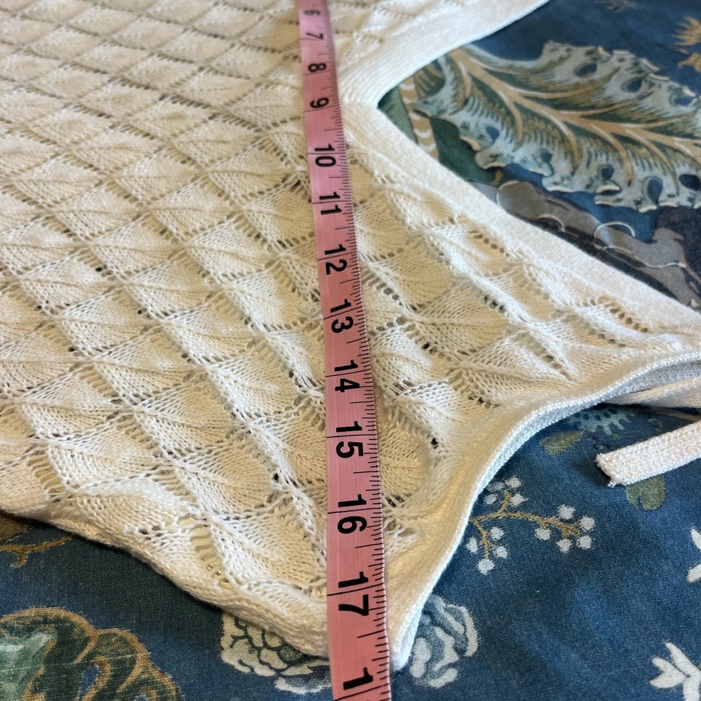 Abercrombie & Fitch Midi Crochet Dress Size Small Beach Cover Up Boho Festival - Picture 10 of 13
